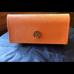 Tory Burch Orange Case for Eyeglass & Sunglasses